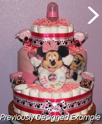 Minnie-Mouse-Diaper-Cake (2).JPG - Minnie Mouse Diaper Cake